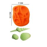 Pastaland Şeker Hamur Kalıbı Silikon Deniz Kabukları 7 x 9,5 cm - 1 Adet