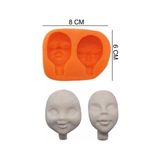 Pastaland ŞEKER HAMUR KALIBI SİLİKON ERKEK BEBEK YÜZÜ 6*8 CM