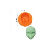 Pastaland ŞEKER HAMUR KALIBI SİLİKON KADIN YÜZÜ 5*5 CM