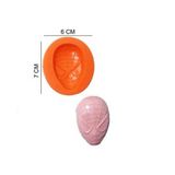 Pastaland Şeker Hamur Kalıbı Silikon Örümcek Adam Maske 6 x 7 cm - 1 Adet