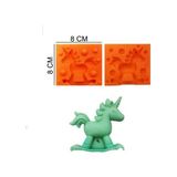Pastaland Şeker Hamur Kalıbı Silikon Unicorn 8*8 - 1 Adet