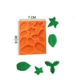 Pastaland Şeker Hamur Kalıbı Silikon Yapraklar 7 x 9 cm - 1 Adet