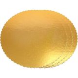 Pastaland Turta Mendili Pasta Altlığı Gold - Altın Ince Yuvarlak 20 cm 50 Adet
