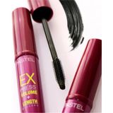 Pastel 10ML Express Volume Length Maskara Pürüzsüz Görünüm ve Uzun Süre Kalıcılık Sağlar - Siyah