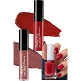 Pastel 3 Lü Set Daylong Lipcolor Kissproof - Likit Mat Ruj 45 ve 09 + Oje 46