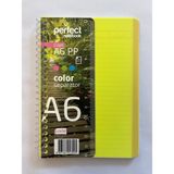 Pastel A6 Çizgili Not Defteri - Sarı