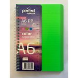Pastel A6 Çizgili Not Defteri - Yeşil