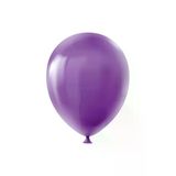 Pastel Balon Baskısız (100 'Lü) Mor