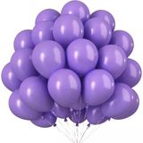 Pastel Balon Mor 10 Adet