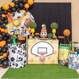 PASTEL BALON ZİNCİR TURUNCU SİYAH BALON