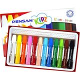 Pastel Boya 12 Li Karton Kutu 1 Adet Pensan 12 Renk Pastel Boya 1 Adet - Renkli