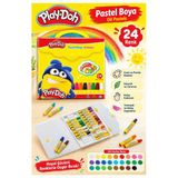 Pastel Boya 24 Renk Plastik Çantalı 1 Paket Play-Doh Pastel Boya 24 Lü Çantalı Parlak Canlı Ve Örtücü Renkler