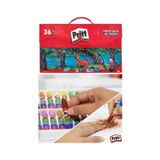 Pastel Boya 36 Renk Plastik Çantalı 1 Adet Tutucu Hediyeli Pritt Pastel Boya 36 Lı Çantalı Canlı Renkler - Çok Renkli