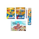 Pastel Boya Keçeli Boya Metal Tüp Kuru Boya 12 Li Ve Resim Defteri BTS2022Y30010