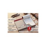 pastel craft Sipariş Fişi 14x20 cm 2/50 Otokopili (50 asıl 50 suret 100 yaprak) 2 Nüsha(1 Asıl, 1 Suret) -12 Adet