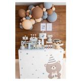 Pastel Gri-Kahverengi-Ten Balon 70 Adet + 5 Mt. Balon Zinciri