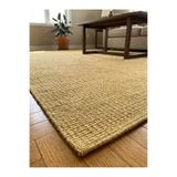 PASTEL HALI Sisal Kaliteli Jut Hasır Model Tek Renk Dokuma Yıkanabilir Toz Vermez Halı Mutfak Yolluk Oturma Odası DE0086170