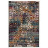 Pastel Home Kaşmir Doku Yumuşak Kaymaz Pamuk Taban Oturma Odası Salon Mutfak Koridor Çocuk Odası Mor Halı Kilim
