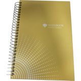 Pastel Kapak 17X24 100 Yaprak Çizgisiz Spiralli Defter - Sarı