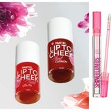 Pastel Lip To Cheek Tint 2li Set + Show By Pastel Show Your Lumos Clear Gloss - Dudak Parlatıcısı