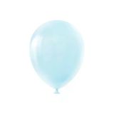 Pastel Makaron Balon 5" (12,5 Cm) Baskısız (50 'Li) -Mavi