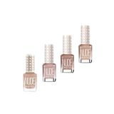Pastel Nude Oje 4'Lü Set, Karışık Renkler Kadınlar