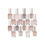 Pastel Nude Oje Full Set, 16 Adet, Karışık Renkler, Makyaj Çantası Hediyeli