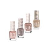 Pastel Oje Nude, 4'lü Set, Karışık Renkler