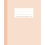 Pastel Orange Composition Notebook 5x5 Dotted Paper: Bullet Journal for Students, Dot Grid Planner, 100 Sheets (200 Pages), 7.5" x 9.25"