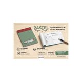 pastel paper craft Apartman Gelir Gider Makbuzu 14x20 cm 2/50 ( 50 asıl 50 suret 100 yaprak ) Otokopili 2 Nüsha (1 Asıl, 1 Suret) - 2 Adet
