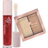 Pastel Plump Up 209 Red Velvet Extra Hydrating Dolgunlaştıran Dudak Parlatıcısı + Dynamik Magic Highlighter