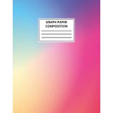 Pastel Prism Graph Paper Composition Notebook: Quad Ruled | 5x5 squares | 8.5x11in | 110 Grid Paper Pages