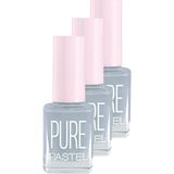 Pastel Pure Nude Dance Oje 3'lü Set