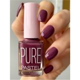 Pastel Pure Oje Şarap Renkli Parlak Formül 621 Uzun Süreli Kullanım İçin - Mor