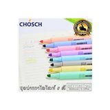 Pastel Renk Fosforlu Kalem 8'li Set
