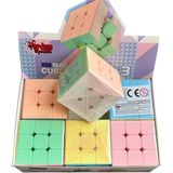 Pastel Renkli 3x3 Zeka Küpü, Kaliteli Tutuş ve Yumuşak Dokunuş, Gelişime Destek - Seçenek 1