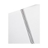Pastel Serisi, A4, 7 Konulu (5 Kareli, 2 Çizgili) 210 Yaprak Pp Kapaklı Spiralli Defter, Pembe - Standart