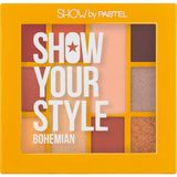 Pastel Show Your Style Bohemian Göz Farı Paleti 10 Renk Mat ve Işıltılı Seçenekler İçerir