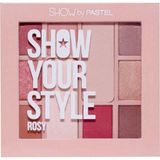Pastel Show Your Style Rosy Göz Farı Paleti 10 Renk Pembe Tonları Uzun Süre Kalıcı Toz