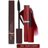 Pastel x Arzu Sabancı Volumizing Maskara + L'orealparis Infaillible Likit Parlak Ruj - 550 Noir Cherry - Siyah