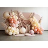 Pastel Zarafetin ve Yumuşak Tonların Dansıyla 200X150CM Arka Plan Stüdyo Fonu
