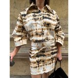 Pastelist. Batik Desen Gabardin Gömlek/ceket Limited Edition - Renkli - Standart