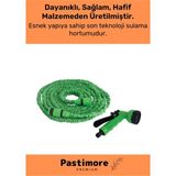 Pastimore Dayanıklı Kırılmaz 3 Modlu Uzayan Bahçe Sulama Araç Yıkama Hortumu 30 Metre