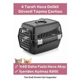 Pastimore Deluxe Serisi Güvenli & Konforlu Kedi Taşıma Sepeti Sağlam Pet Kutusu Seyahat Kafesi Çantası Pembe