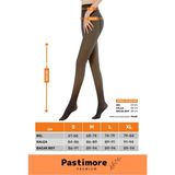 Pastimore Kuasar Series Sıcak Tutan Ince Siyah Çorap Ten Görünümlü Termal Içli Şık Peluş Polarlı Külotlu çorap - S - M