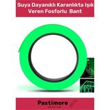Pastimore Özel Üretim Suya Dayanıklı Karanlıkta Işık Veren Merdiven Ev Bahçe 4 Metre Fosforlu Yeşil Şerit Bant - 0