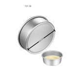 PASTRY PLANET Alüminyum Altı Çıkan Yuvarlak Kek Kalıbı 25 CM