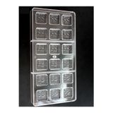 Pastry Planet Pıtırcıklı Kare Polikarbon Çikolata Kalıbı