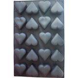 Pastry Planet Porsiyon Kalp Silikon Pasta Kalıbı 40CM*60CM