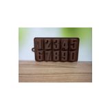 Pastry Planet Rakam Silikon Çikolata Kalıbı